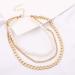 Shop Aimimier Bridal Layered Pearl Choker & Cuban Link Chain Necklace - Vintage Statement Jewelry for Women & Girls - Buy Online on GoSupps.com