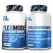 Advanced Joint Support Supplement Bundle - Complete Joint Support Stack with Hyaluronic Acid and FlexMode with Joint Vitamins Glucosamine Chondroitin MSM and BioPerine for Enhanced Absorption