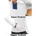 COOrun Women's UPF 50+ Sun Protection Hoodie Jacket Long Sleeve Active Shirt - White - Buy Online on GoSupps.com