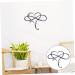 Alipis 1pc Pendant Decor Emblems Metal Wall Hanging Heart Steel Heart Wall Art Heart Heart-shaped Ornament 30x26cm Silver - Buy Online on GoSupps.com