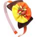 Stakee Thanksgiving Hair Hoop Turkey Headband Bowknot Hair Hoop Autumn Orange Hair Hoop Thanksgiving Hair Accessories