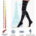 Anti Embolism Ted Hose Thigh High 20-32 mmHg Compression Stocking Toeless Compression Socks Support for Women & Men (4XL) - Buy Online on GoSupps.com