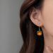 Vsilay Lianxue Orange Persimmon Collarbone Necklace - Unique Jewelry Gift for Women | International Shipping - Buy Online on GoSupps.com