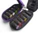 Portable Essential Oils Keychain Carrier Bag - Black Kit for 5/10/15ml Bottles & Accessories | Travel-Friendly Essential Oil Organizer - Buy Online on GoSupps.com