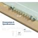 10 Pack Large Sawtooth Hangers with Screws for Canvas - Easy Hanging Solution - Buy Online on GoSupps.com
