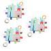 Toyvian 3pcs Toy Baby Cute Soothing Towel