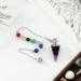 Lovionus89 7 Chakra Points Pendulum - Healing Reiki Stone for Meditation Divination & Chakra Balancing | Amethyst Gemstone - Buy Online on GoSupps.com