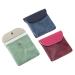 Leather Change Purse 3pcs Napkin Storage Bag Women Accessory Button Period Bag Pu Holder Handbag Personality Compact Tampon Holder Period Pouch Compact Holder Menstrual Pad Pouches