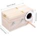 Wooden Parrot Breeding Box for Birds - Budgie, Cockatiel, Parakeet, Lovebirds, Conure, Cockatoo - Nesting Box for Cage - 7.8x4.7x4.7 inch - Buy Online on GoSupps.com