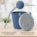 Haakaa Jolly Hippo Baby Straw Cup - Food Grade Silicone Sippy Cup for Infant 6+ Months | BPA Free Training Cup for Toddlers - Bluestone - Buy Online on GoSupps.com