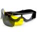Elemart Tactical Airsoft Goggles - Military Eye Protection with 3 Interchangeable Lenses and Carrying Case - Buy Online on GoSupps.com