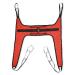 Full Body Sling Patient Lift Bathroom Transfer Hammock Universal 4-Point Transfer Sling Red