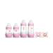MAM Newborn Essentials "Feed & Soothe" Set (6-Piece), Easy Start Anti-Colic Baby Bottles (2 Count 5 oz Bottles, 2 Count 9 oz Bottles), 0-2 Month Pacifiers, Baby Shower Gifts for Baby Girl, Pink