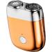 Men's Hair Trimmer & Electric Shaver - Ergonomic Waterproof USB Charging - Travel Ready (Orange - Buy Online on GoSupps.com