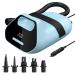 TOPUMP 20PSI Ultra-High Pressure SUP Air Pump TPS200, Dual Stage Inflation/Deflation SUP Inflator Auto-Off Feature, 12V DC Car Connector for Inflatable Stand Up Paddle Board, Kayak, Boats