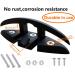 LSahyong 5 Folding Flip Up Cleat Dock Deck Boat Marine Kayak Hardware - Black (4 Pack) - Buy Online on GoSupps.com