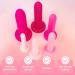 Silicone Pelvic Floor Muscle Dilator Exerciser Trainer Set - 6 Piece Large System for Strengthening & Rehabilitation - Buy Online on GoSupps.com