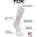TCK Ankle Compression Support Crew Socks for Men | 20-30 mmHg Ankle Wrap for Basketball Football & Volleyball | Medium White - Buy Online on GoSupps.com