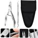 FRCOLOR 1 Set Manicure 2-Piece Set manicure trimmer cuticle pusher pedicure nippers Dead Skin Scissor Toenail brush pedicure trimmer cuticle clippers Manicure tools Stainless steel - Buy Online on GoSupps.com