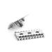 MHLE TRADITIONAL R41 Double Edge Safety Razor - Premium Barbershop Quality for Smooth Shave Chrome Finish - Buy Online on GoSupps.com