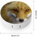 Cool Fox Round Case - Portable Contact Lens Kit with Mirror | Cute Lens Holder for Easy Storage - Buy Online on GoSupps.com