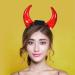 1pc Demon Horn Headband Light Favor Horn Costume Sequin Devil Horns Hirns Neon Halloween Headband for Women Led Horns Halloween Decorative Hairband Kit Electronic Components Red - Buy Online on GoSupps.com