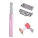 Electric Eyebrow Trimmer - Painless Portable Razor Shaver Kit for Women & Men | Pink Face & Body Hair Removal - Buy Online on GoSupps.com