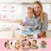 Vicloon Silicone Baby Bib 2PCS - Waterproof Bibs with Food Catcher Pocket - Adjustable Unisex Toddler Bibs (Grey-Blue) - Buy Online on GoSupps.com