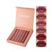 6-Colour Matte Lip Gloss Set Non-Stick Cup Lip Gloss Waterproof Liquid Lipstick Set Lip Gloss with Gift Box (A#)
