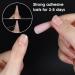 Molain 1200 Pieces Double Sided Nail Adhesive Tabs - Waterproof, Breathable & Super Sticky False Nail Glue Sticker - Transparent & Flexible for Manicure - 50 Sheets, Germany Jelly Gel - Buy Online on GoSupps.com