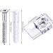 20 Pack Mirror Holder Clips Kit - Glass Retainer Clips for Mirror Hanging Hardware - Includes Screws - For Fixing Mirror Cabinet Door (Classic Style) - Buy Online on GoSupps.com