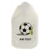 Stamp factory-hot water bottle with a personalized cover-cozy heat bottle cover with desired text such as names design-gift idea for children & adults (800 ml | Football)