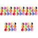 minkissy 5 Sets Two-color Water-soluble Oil Based Face Paintings Kit Fans Makeup Pigment Makeup Decor Colorful Decor Makeup Pigment Washable Eye Shadow Pigment