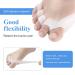 Angel Wings Silicone Toe Separators - 2 Pairs for Toe Straightening, Hammer Toe Relief, Bunion Pain - Men and Women - Buy Online on GoSupps.com