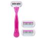 Aibyks women's razor |Portable women's rasier knife set Lady Shaver with 4-layer blade leg private body hair with protective mesh blade