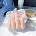 200PCS White Ice Bow Nail Charms - Cute Resin Bowknots for Nail Art Design - Buy Online on GoSupps.com