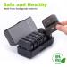 Weekly Pill Organizer - 2x Daily Travel Pill Box 7 Day Easy Fill Design Black AM/PM Case for Medication & Supplements - Buy Online on GoSupps.com