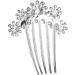 Ipetboom Tiara Hair Accessories Bridal Hair Comb Women Hair Clip Flower Hair Comb Wedding Women Hair Comb Diamond - Buy Online on GoSupps.com