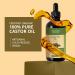 Organic Cold Pressed Castor Oil - Hair Growth Scalp Health & Deep Moisturization - 100% Pure & Natural | 4fl oz (120 ml) - Versatile Use for Hair Skin & Eyelashes - Buy Online on GoSupps.com