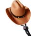 WATERBELINE Pet Headwear Funny Cat Hat Cowboy Hat Costume Birthday Western Cowgirl Accessories Pet Headwear Adjustable Cap for Cosplay Cowboy Pink - Buy Online on GoSupps.com