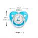 Custom Baby Schnuller with 26 Letters Name Initials - Silicone Pacifier Clip for Newborns (0-18 Months) - Buy Online on GoSupps.com
