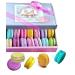 LeilaLove Macarons - 20 seasonal Macaron cookies for spring easter birthday mothers day - box varies in color style
