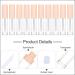 10pcs CAIYA Lip Gloss Containers with Large Brush - 9ml Empty Tubes for DIY Lipgloss (Light Orange) - Buy Online on GoSupps.com