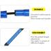 Telescopic Non Slip Crutches Older Cane Aluminum Alloy Elderly Height Adjustment Walking Stick Blind Sticker Black Blue for Persons rollator walker Durable Mobility Aid for Arthritis Elderly Seni - Buy Online on GoSupps.com