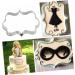 IMIKEYA 4pcs Cookies Mold Wedding Cookie Cutters Mini Loaf Pan Silicone Lion Figurines for Kids Dessert Molds DIY Baking Mold Stainless Steel Biscuit Molds Cake Mold Picture Frame Silver medium - Buy Online on GoSupps.com