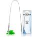 Foxian Tongue Scraper - Natural Stainless Steel Cleaner for Fresh Breath - Buy Online on GoSupps.com