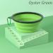 Buy 2-Pack Foldable Dog Travel Bowls - Portable Silicone Feeding Bowls for Pets | Blue & Green 350ml | Ideal for Water & Food with Carabiner Hook - Buy Online on GoSupps.com