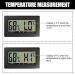 Reptile Thermometer Hygrometer - Black Digital Temperature & Humidity Meter with LCD for Reptile Enclosures - Buy Online on GoSupps.com