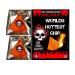 2 x Hottest Chip in the UK - Carolina Reaper Extreme heat UK 2024 - Box of two. Challenge