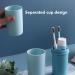 Travel Toothbrush Case - Portable Toothbrush & Toothpaste Storage for Outdoor Trips | Light Blue - Buy Online on GoSupps.com